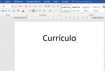 Fazer Curriculo no Word